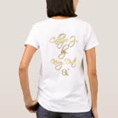 Dance is om te leven - om te leven is dans. t-shirt (Achterkant)
