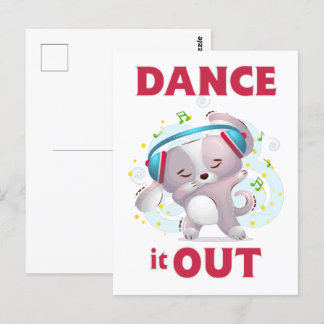 Dance it out briefkaart