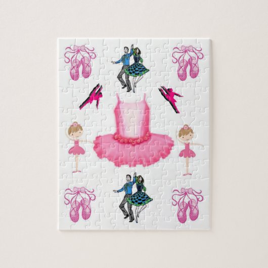 Dance Jigzaag Puzzle Legpuzzel (Verticaal)