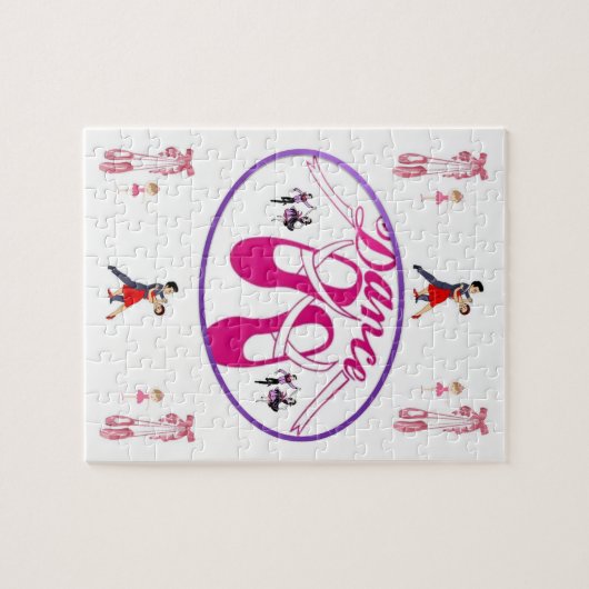 Dance Jigzaag Puzzle Legpuzzel (Horizontaal)