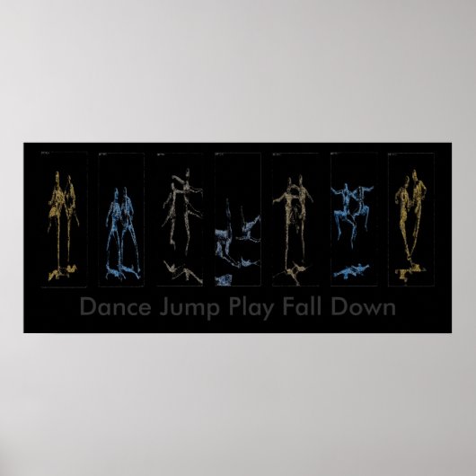 Dance Jump Play-Herfst omlaag Poster (Voorkant)