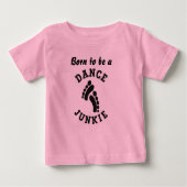 Dance Junkie Toddler Ruffle T-shirt (Voorkant)