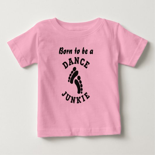 Dance Junkie Toddler Ruffle T-shirt (Voorkant)
