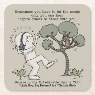 Dance Kartonnen Onderzetters