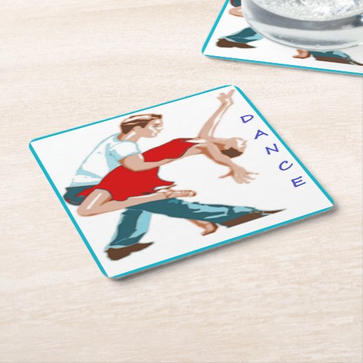 DANCE KARTONNEN ONDERZETTERS (Schuin)