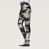 DANCE KIMONO, RUNNINGWATER, VLOEIENDE VLOEISTOF LEGGINGS (Links)