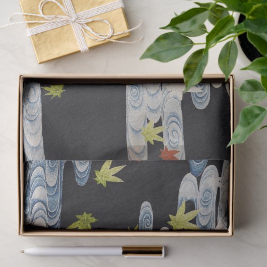 DANCE KIMONO, RUNNINGWATER, VLOEIENDE VLOEISTOF TISSUEPAPIER (Geschenk)