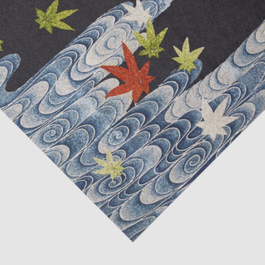 DANCE KIMONO, RUNNINGWATER, VLOEIENDE VLOEISTOF TISSUEPAPIER (Detail)