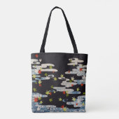 DANCE KIMONO, RUNNINGWATER, VLOEIENDE VLOEISTOF TOTE BAG (Achterkant)
