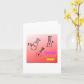 Dance Laugh Sing Ukuleles Blank Kaart (Gele Bloem)