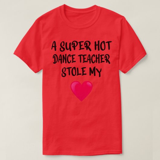 DANCE-leerkracht 2 T-shirt (Design voorkant)