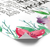 Dance leraar cadeau appreciatie Dank u citaat Poster (Hoek)