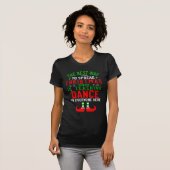 Dance leraar kerstShirt T-shirt (Voorkant volledig)