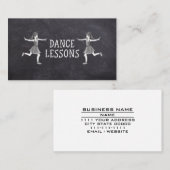 Dance Lessons Danser Teacher Instructor-klassen Visitekaartje (Voorkant / Achterkant)