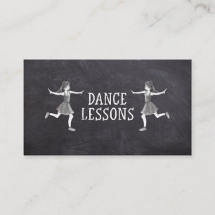 Dance Lessons Danser Teacher Instructor-klassen Visitekaartje