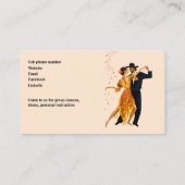 Dance Lessons Visitekaartje (Achterkant)