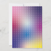 Dance Let's party Birthday Invite Girls Disco Ball Kaart (Achterkant)