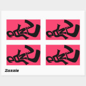 Dance Lettered Figuur Stickers (Vel)