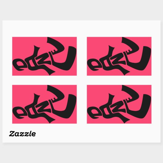 Dance Lettered Figuur Stickers (Vel)