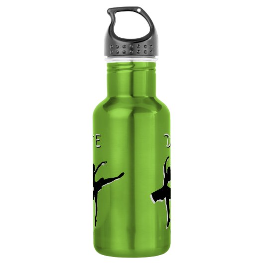 Dance Life Ballerina's Apple Groene Waterfles Waterfles (Achterkant)