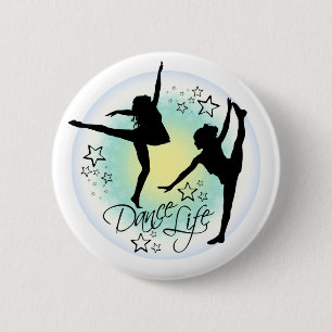 Dance Life, Dancer's Badge Ronde Button 5,7 Cm