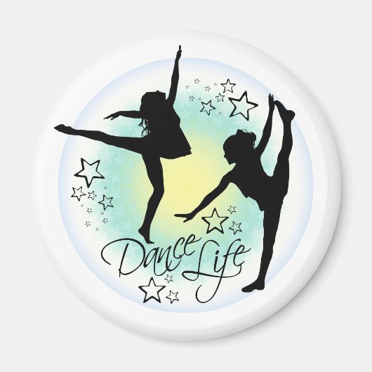 Dance Life, Dancer's koelkast Magnet (Voorkant)