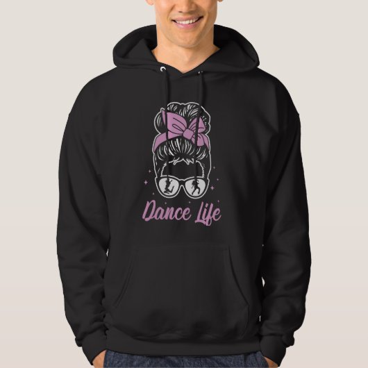 Dance Life danser Grappig Dansen Hoodie (Voorkant)