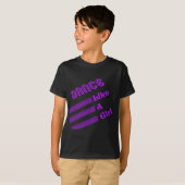 Dance like a Girl T-shirt (Voorkant volledig)