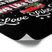 Dance like Frosty Shine like Rudolph Love like Jes Poster (Hoek)