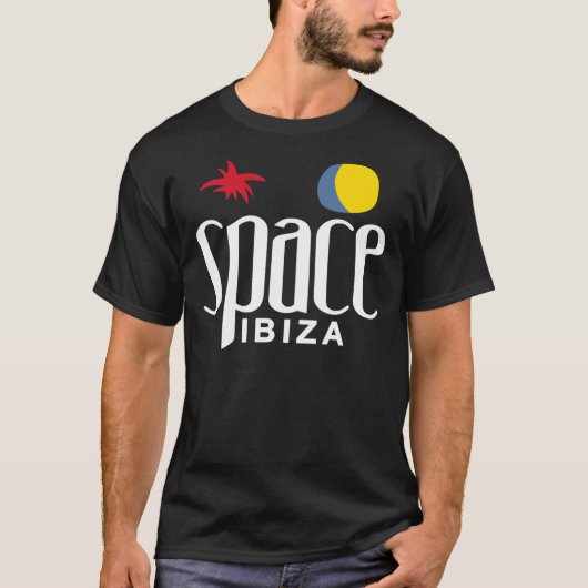 Dance like in Space Ibiza Club Black - Spain Essen T-shirt (Voorkant)