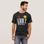Dance like in Space Ibiza Club Black - Spain Essen T-shirt (Voorkant volledig)