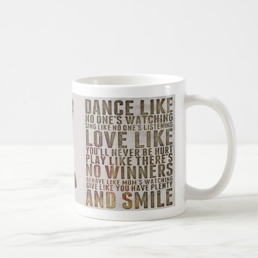 Dance like no koffiemok (Rechts)