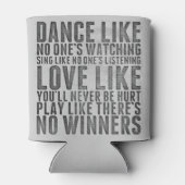 Dance Like No One's Watching Grunge Quote Blikjeskoeler (Achterkant)