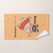 Dance like nobody is watching Pug Girl Bad Handdoek (Handdoek)