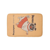 Dance like nobody is watching Pug Girl Badmat (Voorkant)