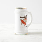 Dance like nobody is watching Pug Girl Bierpul (Voorkant rechts)