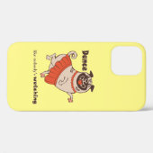 Dance like nobody is watching Pug Girl Case-Mate iPhone Case (Achterkant (horizontaal))