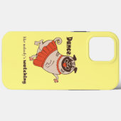 Dance like nobody is watching Pug Girl Case-Mate iPhone Case (Achterkant (horizontaal))
