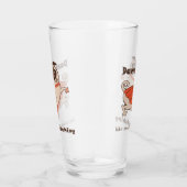Dance like nobody is watching Pug Girl Glas (Rechts)