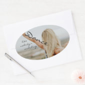 Dance like nobody's watching ovale sticker (Envelop)