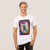 Dance Like Nobodys Watching – Wild Skeleton Groov Tri-Blend Shirt (Voorkant volledig)