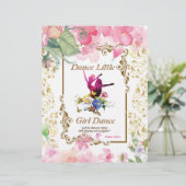 Dance Little Girl Dance Poem Waterverf Paper (Staand voorkant)