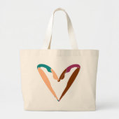 DANCE, LOVE dans. Grote Tote Bag (Voorkant)
