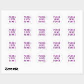 Dance Love Dansparty Sport Dancer Funny Gift Ronde Sticker (Vel)