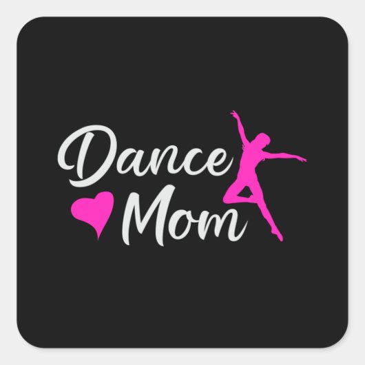 Dance Love Dansparty Sport Dancer Funny Gift Vierkante Sticker (Voorkant)