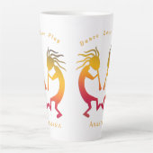 Dance Love Play Geniet van leven Latte Mok (Voorkant)