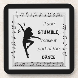 Dance Lovers Music Lovers Inspirerend Life Quote Bier Onderzetter