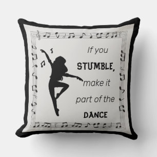 Dance Lovers Music Lovers Inspirerend Life Quote Kussen