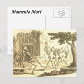 Dance Macabre Momento Mori Briefkaart (Voorkant / Achterkant)