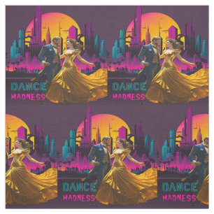 Dance Madness paar in de straten van Neon City Stof